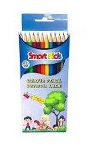 Genel Markalar Smart Kids Kuruboya Kalem Seti - 12 Renk Tam Boy