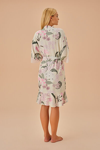 SUWEN Floral Patterned Dressing Gown