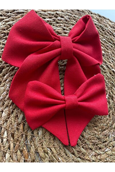 öyküsh collection Red New Year's Mother and Daughter Buckle - Red Ribbon Buckle 23 April Buckle