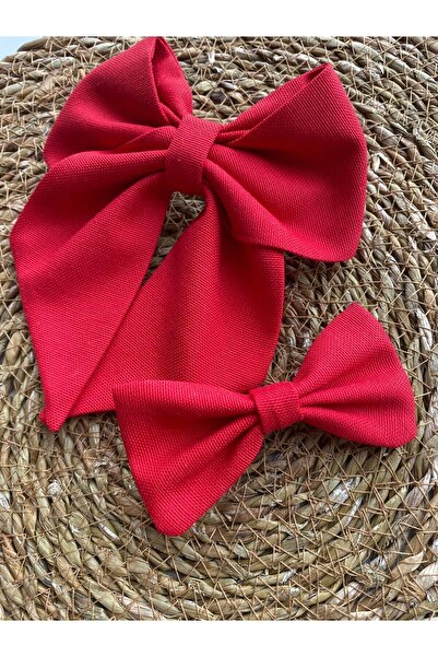 öyküsh collection Red New Year's Mother and Daughter Buckle - Red Ribbon Buckle 23 April Buckle