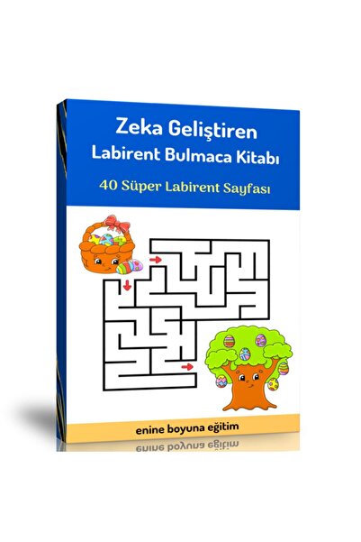 Enine Boyuna Eğitim كتاب متاهة حلزوني لتطوير الذكاء في مرحلة ما قبل المدرسة