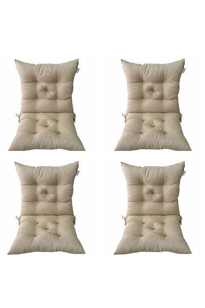 NMHC 4-Piece Spaced Combination Pofidik Square Chair Cushion 40 X 40 Cm