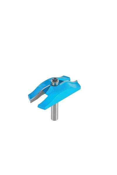 Ronia Ahşap Freze Bıçağı 21b-89016012 Rulmanlı Motif Profilli Freze Ucu Sap 12 Mm