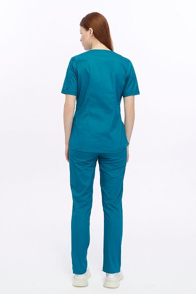 Uniprom Indigo Lycra Medical Suit - Women's Nurse and Doctor's Jersey