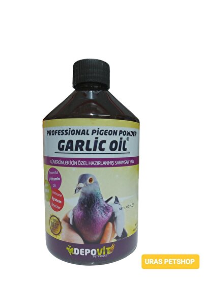 DEPOVİT Depovit Sarımsak Yağı Garlic Oil (380 ML) Güvervin Ve Tüm Kanatlılar Için