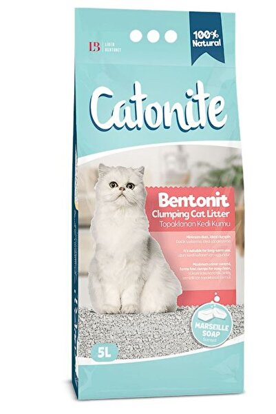 Catonite Cat Marsilya Sabunlu Bentonit Kedi Kumu 5 Lt. JetSepet