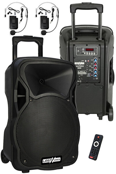 Lastvoice LS-P1912HH Portatif Taşınabilir 2'li Headset Mikrofonlu Seyyar Ses ...