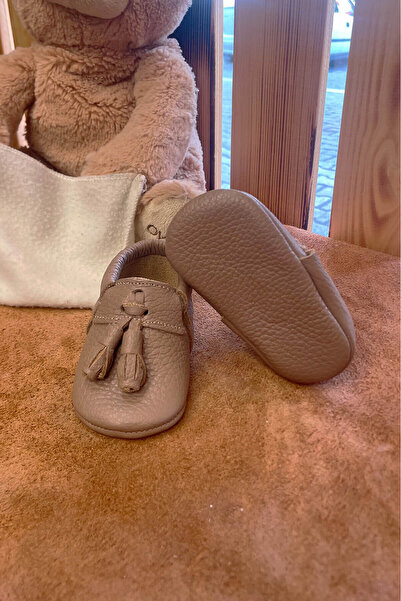 Beybium Baby Boy Shoes - Alban Genuine Leather, Mink