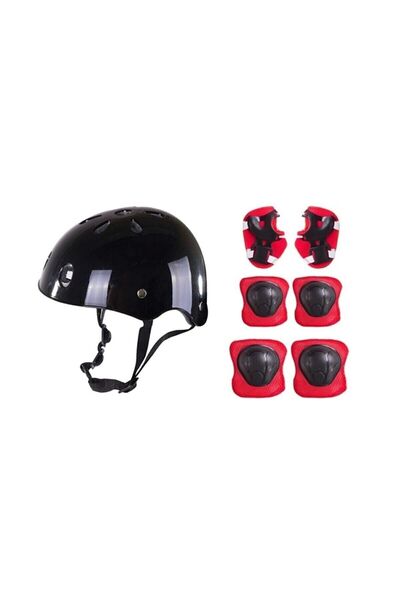 TOPROCKSTORE Çocuk Kask Dizlik Dirseklik Kemik Set 7 Parça