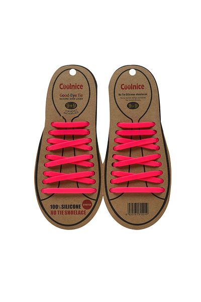 Coolnice Unisex Adult Silicone Laces