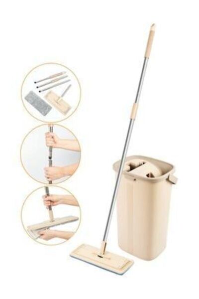 Spin Mop Tablet Mop Dikdörtgen Yeni Temizlik Seti