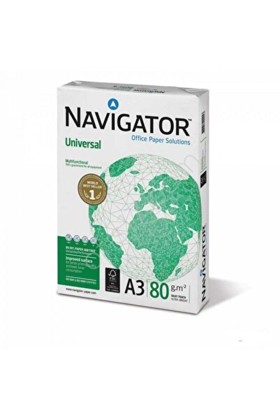 NAVİGATÖR A3 80 Gr White Navigator Copy Paper - 500 Pieces (1 Pack)