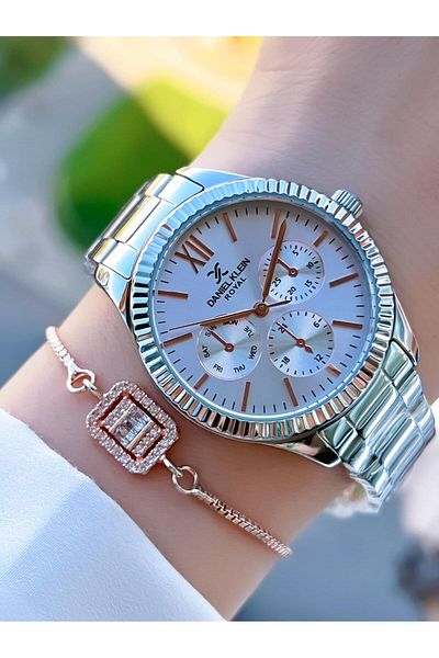 Daniel Klein Special Combination Elite Series Steel Tarnish Resistant 30 Mt Water Resistant Wrist Watch + Bracelet