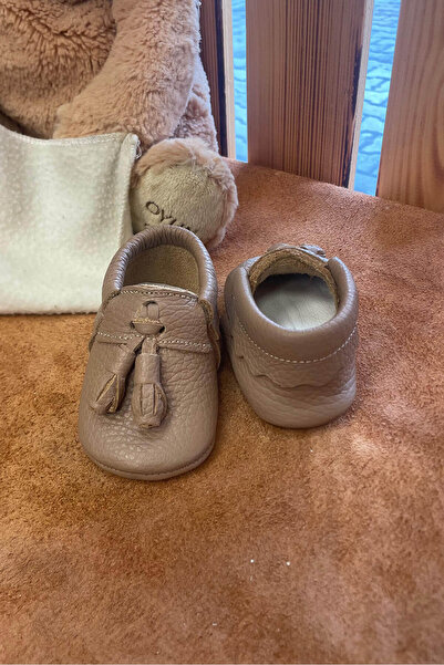 Beybium Baby Boy Shoes - Alban Genuine Leather, Mink