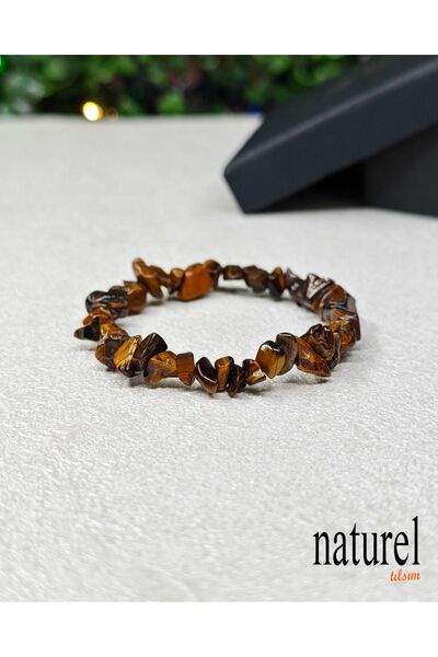 Naturel Tılsım سوار عين النمر المكسور من الحجر الطبيعي للجنسين - سوار نسائي -...