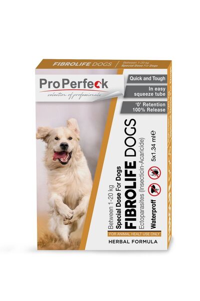 pro perfeck Köpek Ense Bit Pire Kene Deri Bakımı Bitkisel Damla Dış Parazit ( 1-20 Kg )