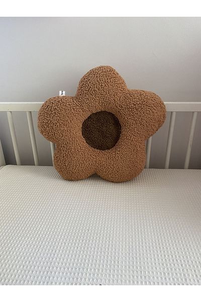 minibellababy Dark Flower Pillow Flower Cushion Decorative Flower Children's Room Decor