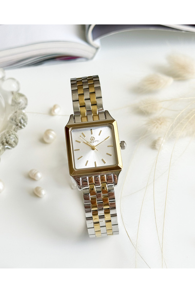 Bigotti Gold Gümüş Renk Kadın Kol Saati