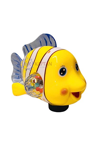 PASİFİK OYUNCAK Hareketli Yürüyen Balık Oyuncak - Müzikli 3d Işıklı