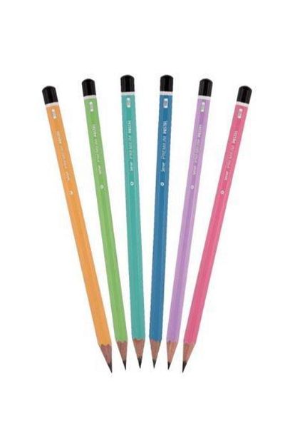 Serve Premium Pencil 6 Pastel Pencils