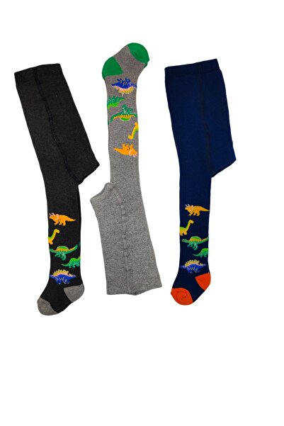 Defne Baby 3 أزواج من الجوارب القطنية الشتوية للأطفال والرضع