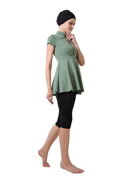 TESMAY Half Covered Official Hijab Swimsuit