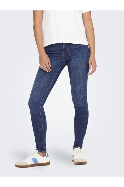 ONLY Skinny Jeans „Onlpower“ Mittlere Taille Skinny Fit Jeans