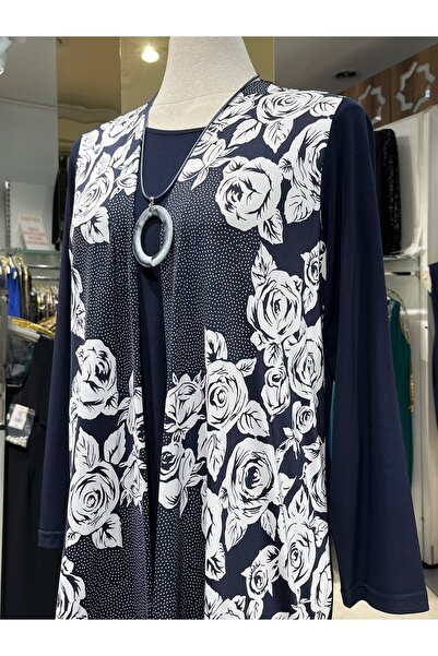 sırma giyim Çiçek Desenli Penye İkili Takım