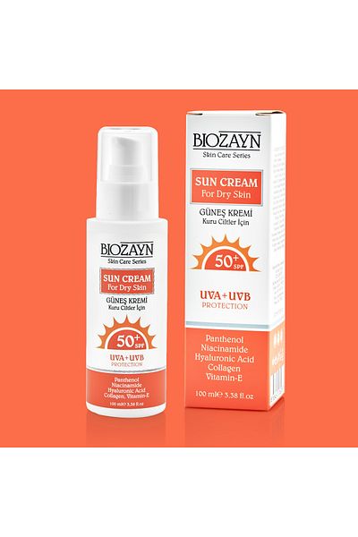Biozayn 50+spf High Protection Sun Cream - Dry Skin Type