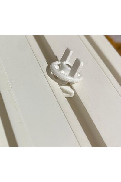 MADE 1.5cm Size 10 Pieces Plastic Curtain Stopper Cornice End Stopper
