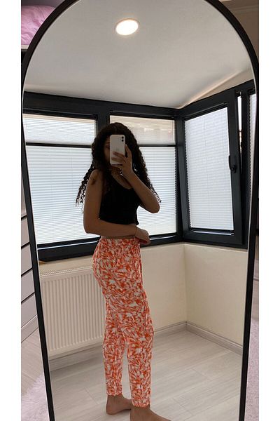 HANIMCA GİYİM Women's Summer Viscose Trousers