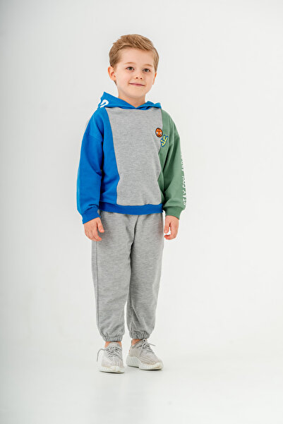 Tuffy Kids Erkek Çocuk Smile Kapüşonlu Örme Alt Üst Takım