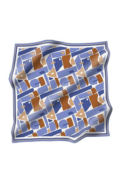 Zühre Φουλάρι από πολυεστέρα Twill ZE0025 V3