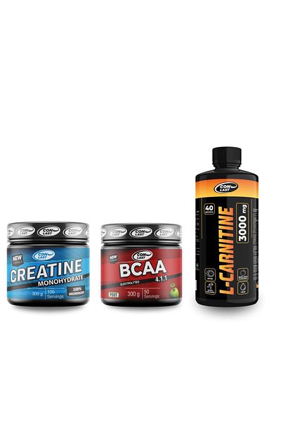 Conlast L-Carnitine 3000Mg/Bcaa 300g - Creatine Monohydrate 300g