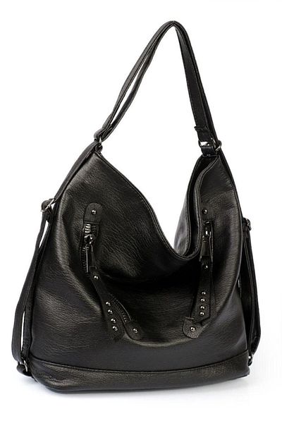chocolatebag Mâneci și rucsac mare casual pentru femei negre