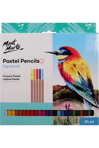 Mont Marte MM Pastel 24 Pieces Pen Signature Set