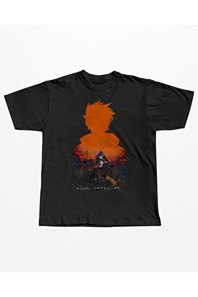 SHINOBIX تي شيرت سولو ليفلينغ أنيمي كبير الحجم