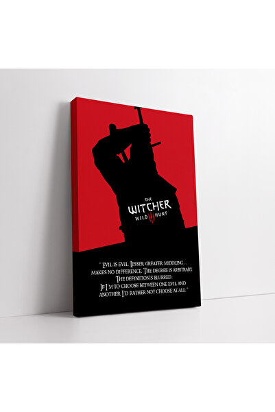 KOSS Dijital Zlo iz igre The Witcher je zlo - slika na platnu