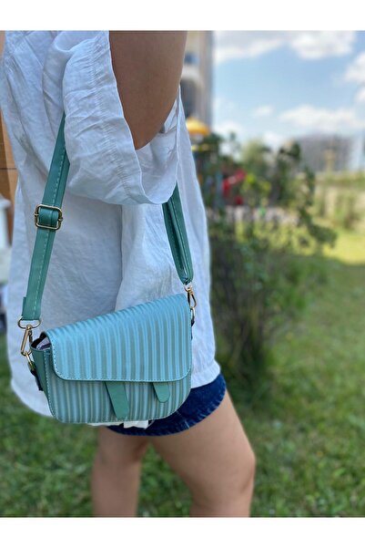 Butik Clam Yeşil Kadın Çantası