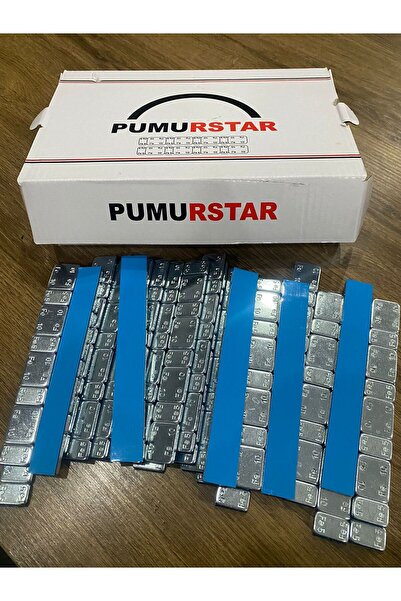 pumurstar Yapıştırma Balans Kurşunu, 5-5 Gr, 100 Adet Paketinde, Mavi Bantlı, Net 6kg
