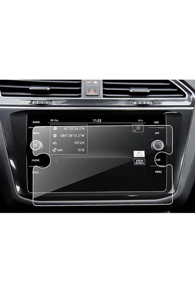 Ecr Mobile Volkswagen Tiguan 8 Inch Navigation - Nano Screen Protector, Compatible with 2018-2020