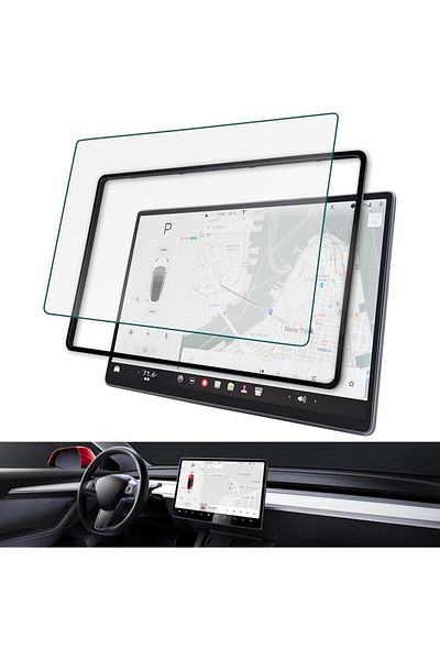 Ecr Mobile Tesla Model 3 - 15 Inch Navigation Multimedia 9H Nano Screen Protector 2021-2023 Model Compatible