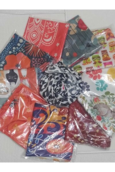 PERFECTWOMEN Mikrodalga Fırın Fiskos Orta Sehpa Örtüsü Renkli Desenli Çizgili Karışık Desen 30x70