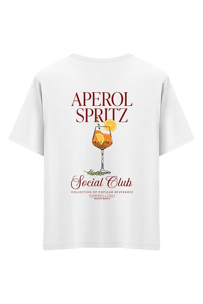 Mounte Bianca Μπλουζάκι Aperol Spritz Oversize