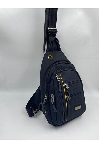 SEVENTEEN 4925 Men's Striped Body Bag Crossbody Bag