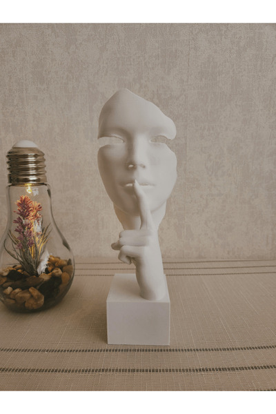 ALTINDAL Home SESSİZLİĞİ İFADE EDEN İskandinav Tarzı Biblo Heykel Figür Dekor...