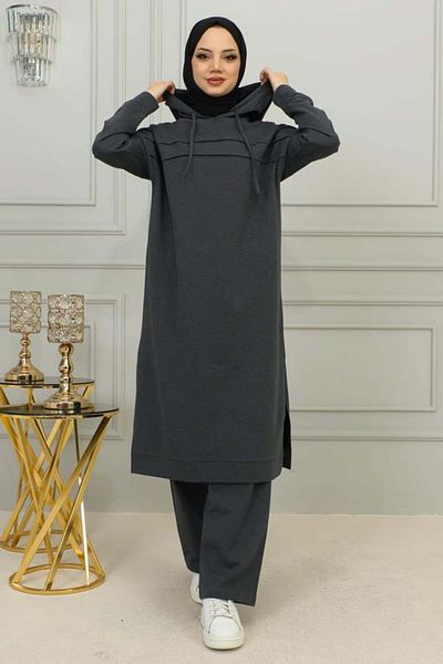 Hifa Giyim Long Tunic Sports Set Tunic Sports Set Tunic Set Sports Women