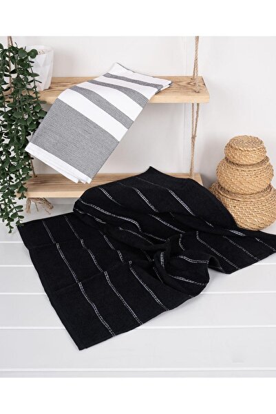 Baveno Saphir 2-piece 50x70 Cm Cotton Kitchen Towel and Towel Set