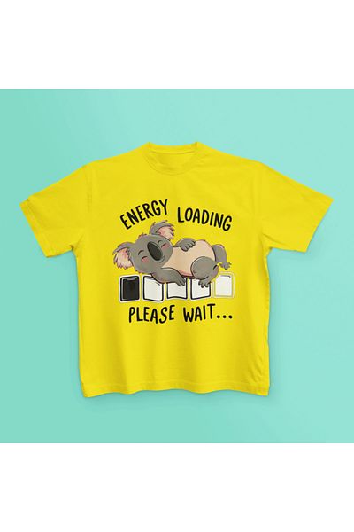 MAGORS Tricou cu mânecă scurtă din bumbac cu imprimeu Koala