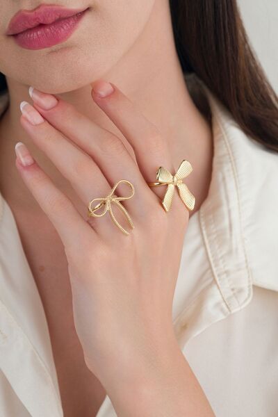 MRK Kadın 2Li Ayarlanabilir Fiyonk Yüzük